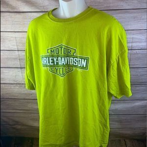 Harley-Davidson Lime Green Short Sleeve Tee